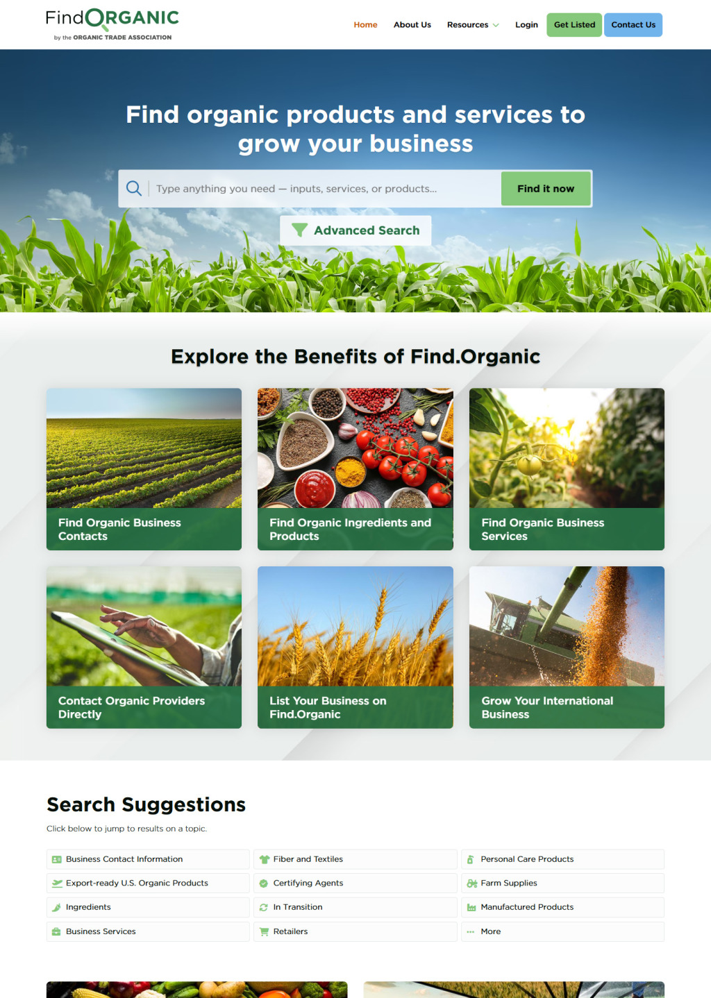 Find Organic - Home