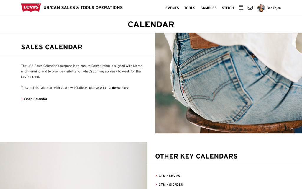 Levi's - Calendar