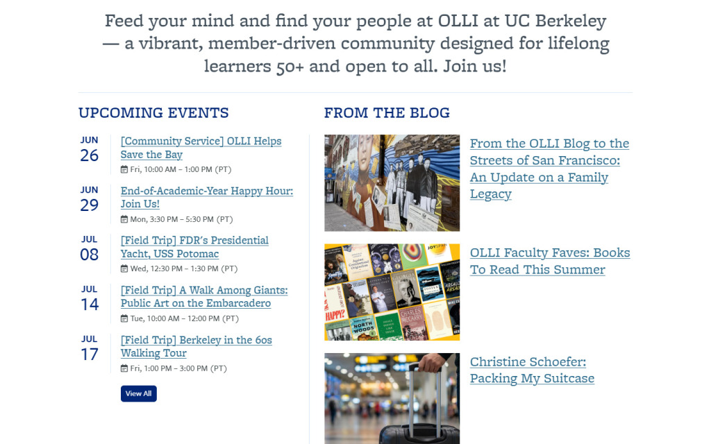 OLLI - Home Footer