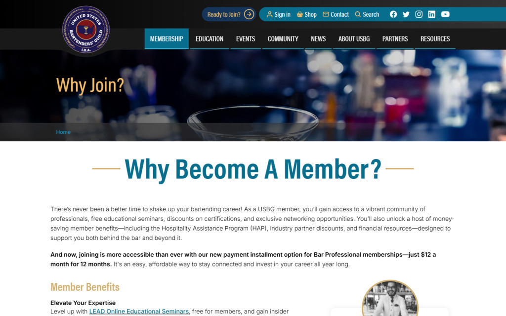 USBG - Why become a member